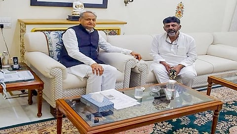 ರಾಜಸ್ಥಾನ ಮುಖ್ಯಮಂತ್ರಿ ಗೆಹ್ಲೋಟ್, ಡಿಕೆ ಶಿವಕುಮಾರ್