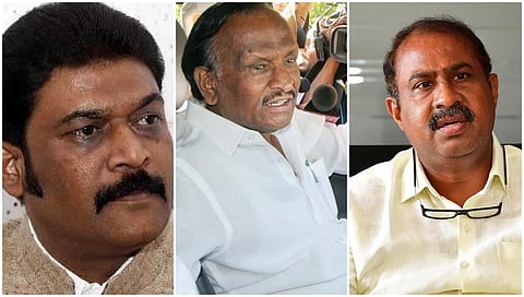 ಸಚಿವರಾದ ಆನಂದ್ ಸಿಂಗ್, ಎಂಟಿಬಿ ನಾಗರಾಜ್ ಮತ್ತು ಶಾಸಕ ಸತೀಶ್ ರೆಡ್ಡಿ
