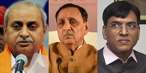 ನಿತಿನ್ ಪಟೇಲ್, ವಿಜಯ್ ರುಪಾನಿ, ಮನ್ಸುಖ್ ಮಾಂಡವೀಯ (ಸಂಗ್ರಹ ಚಿತ್ರ)