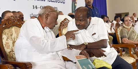 ದೇವೇಗೌಡ ಮತ್ತು ಕುಮಾರಸ್ವಾಮಿ