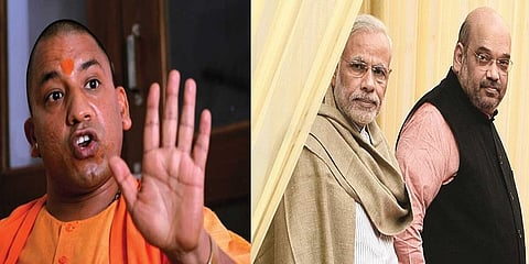 ಉತ್ತರ ಪ್ರದೇಶ ಸಿಎಂ ಯೋಗಿ ಆದಿತ್ಯನಾಥ್, ಮೋದಿ- ಅಮಿತ್ ಶಾ