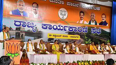 ದಾವಣಗೆರೆಯಲ್ಲಿ ನಡೆಯುತ್ತಿರುವ ಬಿಜೆಪಿ ಕಾರ್ಯಕಾರಿಣಿಯಲ್ಲಿ ಮಾತನಾಡಿದ ಸಿಎಂ ಬಸವರಾಜ ಬೊಮ್ಮಾಯಿ