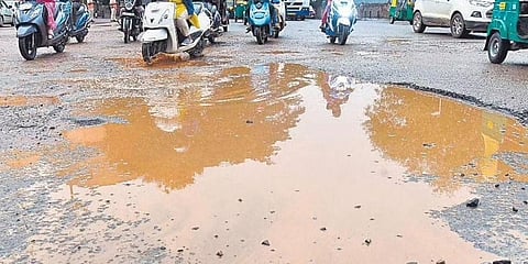 ಬೆಂಗಳೂರಿನ ರಸ್ತೆಗುಂಡಿ