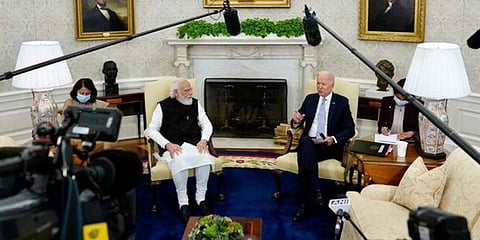 ಶ್ವೇತಭವನದಲ್ಲಿ ಪ್ರಧಾನಿ ಮೋದಿಗೆ ಅದ್ದೂರಿ ಸ್ವಾಗತ