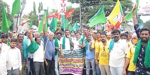 ತುಮಕೂರಿನಲ್ಲಿ ಭಾರತ್ ಬಂದ್
