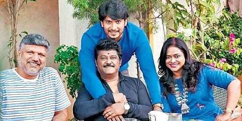 ನಿರ್ದೇಶಕ ರಮೇಶ್ ಇಂದಿರಾ, ಪ್ರಮೋದ್, ಜಗ್ಗೇಶ್ ಮತ್ತು ಶ್ರುತಿ ನಾಯ್ಡು
