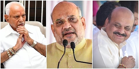 ಮಾಜಿ ಸಿಎಂ ಯಡಿಯೂರಪ್ಪ, ಅಮಿತ್ ಶಾ ಬೊಮ್ಮಾಯಿ (ಸಂಗ್ರಹ ಚಿತ್ರ)