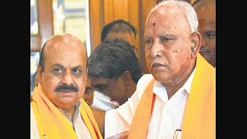 ಸಿಎಂ ಬಸವರಾಜ ಬೊಮ್ಮಾಯಿ-ಬಿ ಎಸ್ ಯಡಿಯೂರಪ್ಪ(ಸಂಗ್ರಹ ಚಿತ್ರ)
