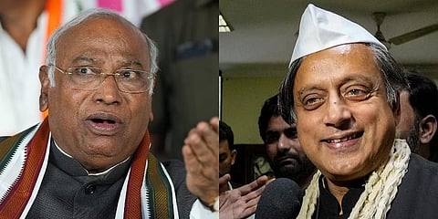 ಮಲ್ಲಿಕಾರ್ಜುನ ಖರ್ಗೆ, ಶಶಿ ತರೂರ್