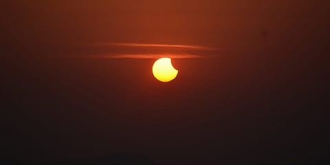 ಕರ್ನಾಟಕದಲ್ಲಿ ಪಾರ್ಶ್ವ ಸೂರ್ಯ ಗ್ರಹಣ