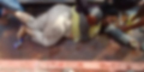 ಹಳಿ ಮೇಲೆ ಬಿದ್ದ ಮಹಿಳೆ