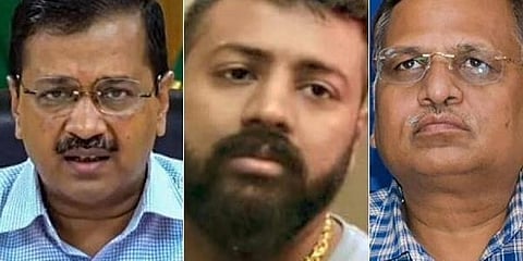 ದೆಹಲಿ ಸಿಎಂ ಅರವಿಂದ್ ಕೇಜ್ರಿವಾಲ್, ಸುಕೇಶ್ ಚಂದ್ರಶೇಖರ್, ಸತ್ಯೇಂದ್ರ ಜೈನ್