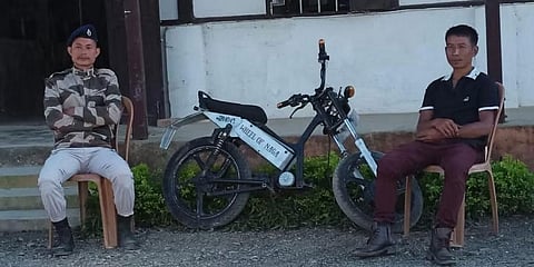 ಸ್ಕ್ರ್ಯಾಪ್ ಬಳಸಿ ಇ-ಬೈಕ್ ತಯಾರಿಕೆ