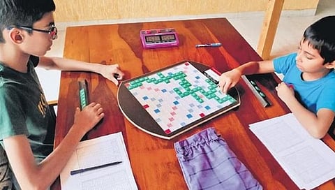 ಸಮರ್ಥ ಮಂಚಾಲಿ ಅಣ್ಣ ಸುಯಶ್ ಜೊತೆ.