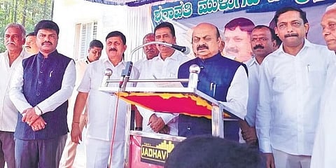 ತೀರ್ಥಹಳ್ಳಿಯಲ್ಲಿ ಬಸವರಾಜ ಬೊಮ್ಮಾಯಿ