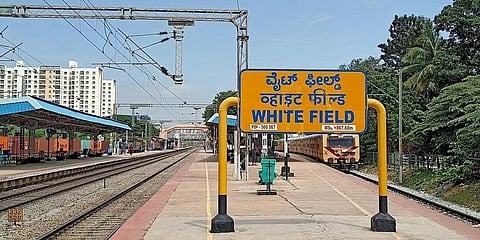 ವೈಟ್‌ಫೀಲ್ಡ್ ರೈಲ್ವೇ ನಿಲ್ದಾಣ.