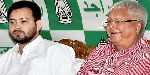 ತೇಜಸ್ವಿ ಯಾದವ್, ಲಾಲು ಪ್ರಸಾದ್ ಯಾದವ್