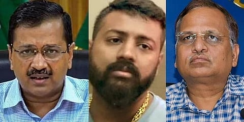 ಅರವಿಂದ್ ಕೇಜ್ರಿವಾಲ್, ಸುಕೇಶ್ ಚಂದ್ರಶೇಖರ್, ಸತ್ಯೇಂದರ್ ಜೈನ್