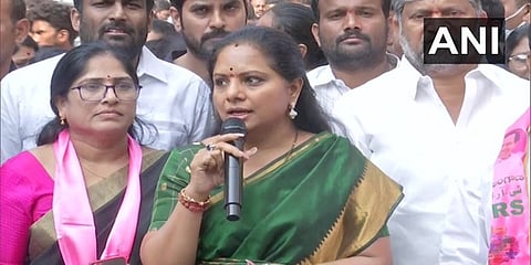 ತೆಲಂಗಾಣ ಸಿಎಂ ಚಂದ್ರಶೇಖರ್ ರಾವ್ ಪುತ್ರಿ ಕವಿತಾ