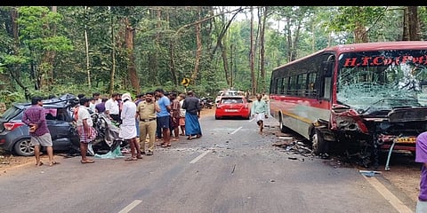 ಅಪಘಾತ ನಂತರದ ದೃಶ್ಯ