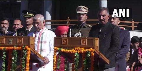 ಸುಖ್ವಿಂದರ್ ಸಿಂಗ್ ಸಿಎಂ ಆಗಿ ಪ್ರಮಾಣ ವಚನ ಸ್ವೀಕಾರ
