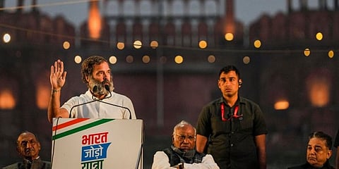 ಭಾರತ್ ಜೋಡೋ ಯಾತ್ರೆಯಲ್ಲಿ ರಾಹುಲ್ ಗಾಂಧಿ
