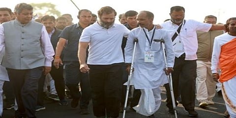 ಭಾರತ್ ಜೋಡೋ ಯಾತ್ರೆಯಲ್ಲಿ ರಾಹುಲ್ ಗಾಂಧಿ