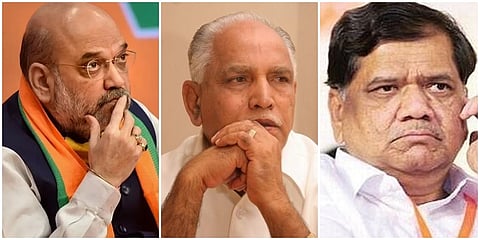 ಅಮಿತ್ ಶಾ, ಮಾಜಿ ಸಿಎಂ ಯಡಿಯೂರಪ್ಪ, ಮಾಜಿ ಸಿಎಂ ಜಗದೀಶ್ ಶೆಟ್ಟರ್