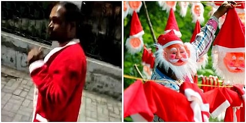 ಸಂತಾ ಕ್ಲಾಸ್ ಗೆ ಧರ್ಮದೇಟು