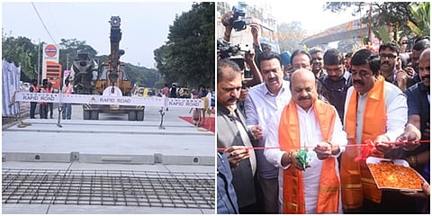 ರ್‍ಯಾಪಿಡ್ ರಸ್ತೆ ಉದ್ಘಾಟಿಸಿದ ಸಿಎಂ ಬೊಮ್ಮಾಯಿ