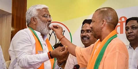 ಉಪ ಚುನಾವಣೆ ಗೆಲುವಿನ ಸಂಭ್ರಮದಲ್ಲಿ ಸಿಎಂ ಯೋಗಿ
