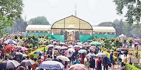 ಲಾಲ್ ಬಾಗ್ ಹೂವಿನ ಪ್ರದರ್ಶನದ ಸಾಂದರ್ಭಿಕ ಚಿತ್ರ