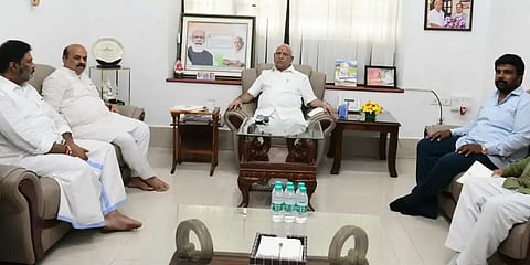 ಯಡಿಯೂರಪ್ಪ - ಸಿಎಂ ಬೊಮ್ಮಾಯಿ