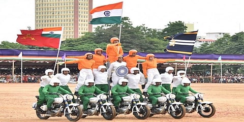 ಮಾಣಿಕ್ ಷಾ ಪರೇಡ್ ಮೈದಾನದಲ್ಲಿ ಸ್ವಾತಂತ್ರ್ಯ ದಿನಾಚರಣೆ ಕಾರ್ಯಕ್ರಮದ ಸಂಗ್ರಹ ಚಿತ್ರ