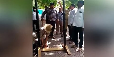 ಸಿದ್ದರಾಮಯ್ಯ ನಿವಾಸ ಹೊರಗೆ ಮೆಟಲ್ ಡಿಟೆಕ್ಟರ್ ಅಳವಡಿಕೆ