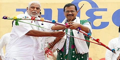ಅರವಿಂದ್ ಕೇಜ್ರಿವಾಲ್, ಬಿಟಿಪಿಯ ಚೋಟು ವಾಸವಾ