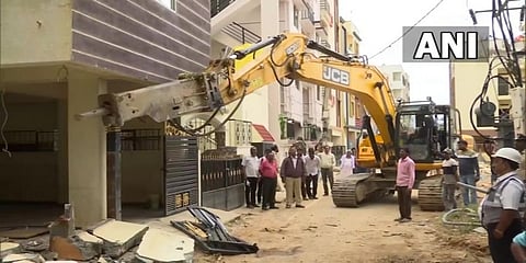 ಬೆಂಗಳೂರಿನಲ್ಲಿ ಒತ್ತುವರಿ ತೆರವು ಕಾರ್ಯಾಚರಣೆ