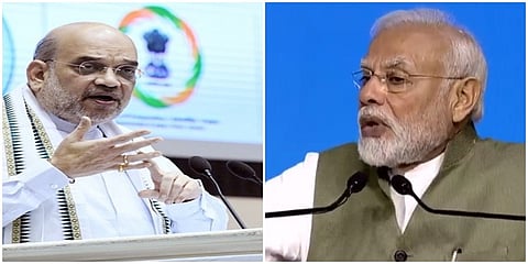 ಅಮಿತ್ ಶಾ ಮತ್ತು ಪ್ರಧಾನಿ ಮೋದಿಯವರ ಸಂಗ್ರಹ ಚಿತ್ರ