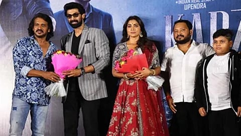 ಕಬ್ಜ ಟೀಸರ್ ಬಿಡುಗಡೆ ಮಾಡಿದ ರಾಣಾ ದಗ್ಗುಬಾಟಿ