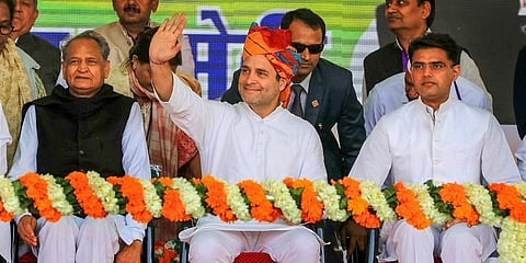 ಗೆಹ್ಲೋಟ್-ರಾಹುಲ್ ಗಾಂಧಿ-ಸಚಿನ್ ಪೈಲಟ್