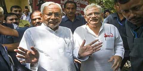 ನಿತೀಶ್ ಕುಮಾರ್, ಸೀತಾರಾಂ ಯೆಚೂರಿ