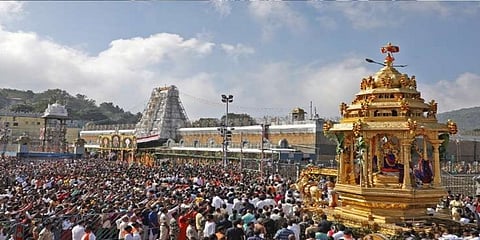 ತಿರುಪತಿ ಬಾಲಾಜಿ ದೇವಾಲಯದ ಸಾಂದರ್ಭಿಕ ಚಿತ್ರ