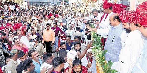 ಶಿವಮೊಗ್ಗದಲ್ಲಿ ಸಿಎಂ ಬೊಮ್ಮಾಯಿ.