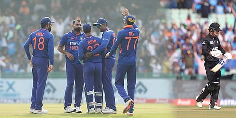 ಮಹಮದ್ ಶಮಿ ವಿಕೆಟ್ ಸಂಭ್ರಮ