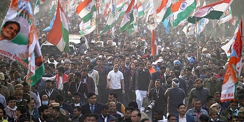 ಭರತ್ ಜೋಡೋ ಯಾತ್ರೆಯಲ್ಲಿ ರಾಹುಲ್ ಗಾಂಧಿ