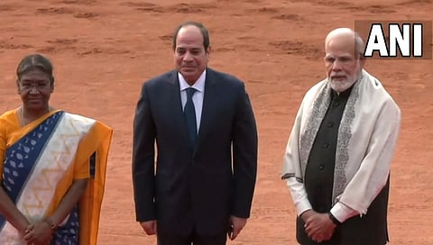 ನವದೆಹಲಿಗೆ ಆಗಮಿಸಿದ ಈಜಿಪ್ಟ್ ಅಧ್ಯಕ್ಷ.