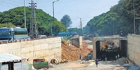 ಈ ಹಿಂದೆ 19 ಕೋಟಿ ವೆಚ್ಚದ ಎಚ್‌ಎಎಲ್‌ ಅಂಡರ್‌ಪಾಸ್‌ ಕಾಮಗಾರಿ ನಡೆಯುತ್ತಿದ್ದ ಸಂದರ್ಭ.