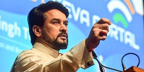ಕೇಂದ್ರ ಪ್ರಸಾರ ಖಾತೆ ಸಚಿವ ಅನುರಾಗ್ ಠಾಕೂರ್