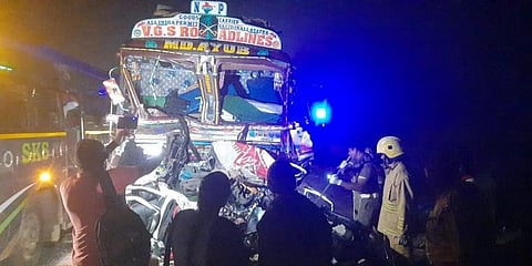ತಮಿಳುನಾಡಿನ ಕುಡಲೂರಿನ ಬಳಿ ಸಂಭವಿಸಿದ ಸರಣಿ ಅಪಘಾತ