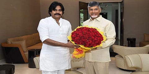 ಚಂದ್ರಬಾಬು ನಾಯ್ಡು ಭೇಟಿಯಾದ ಪವನ್ ಕಲ್ಯಾಣ್